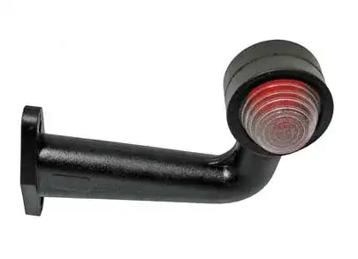 Halogen sidemarkeringslys med gummiarm