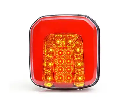 LED baglygter, firkantede