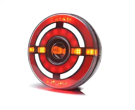 LED baglygter, runde