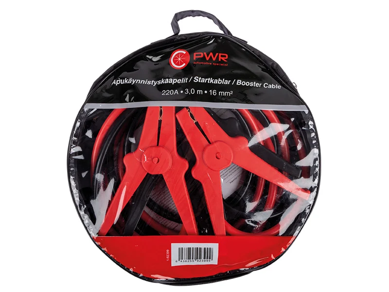 C-PWR Startkabler 16 mm² (3 m, 300A) Isolerede Klemmer - Billede 2