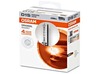 OSRAM Xenarc Original D1S Xenon Pære - 35W, 85V, 4150K, 3200lm - Ledekstralys.dk
