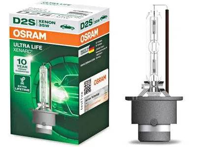 OSRAM Xenarc Ultra Life D2S Xenonpære 85V 3200lm 4300K - Ledekstralys.dk