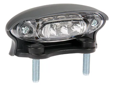 LED Nummerpladelys 12-24V med 3 PowerLED - E-godkendt 87x38mm - Ledekstralys.dk