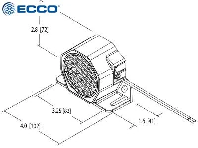 ECCO Akustisk Bakalarm 10-80V 87 dB (1552-4580) - Billede 3
