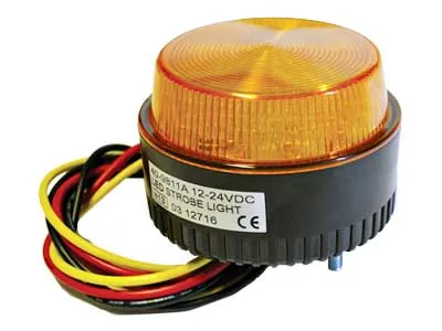 LED Blinking Beacon Mini Amber 12-24V 36 LEDs Skrueмонтage - Ledekstralys.dk