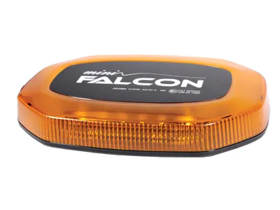 AXIXTECH LED Beacon Panel Advarselslys 24 PowerLED 12-24V 251mm Gul - Ledekstralys.dk