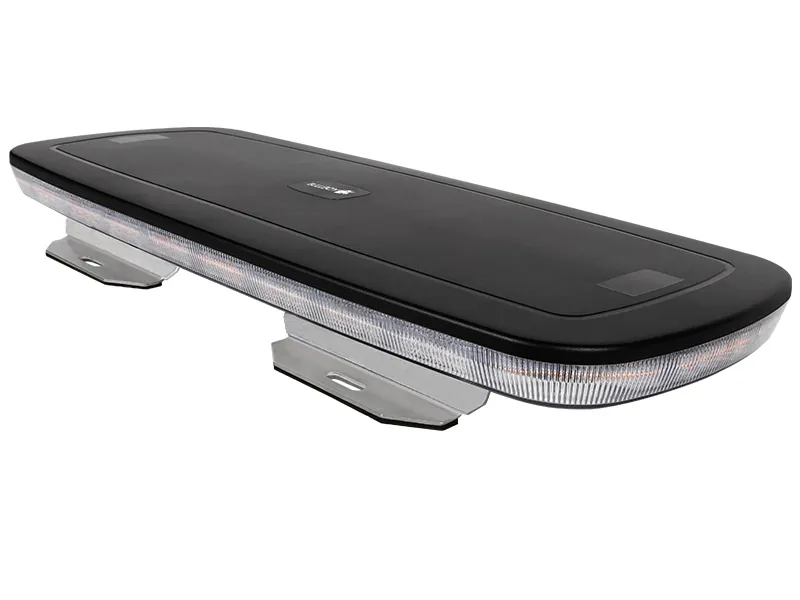 BULLBOY LED Advarselspanel 600mm Gul 10-30V med 14 Blinkfunktioner - Billede 2