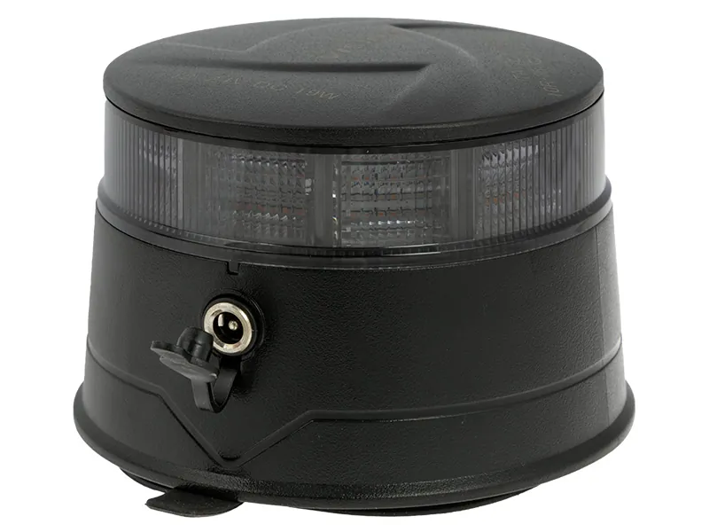 TRUCKVISION LED Advarselsblink Genopladelig 130mm R65 Magnetfæste - Billede 2