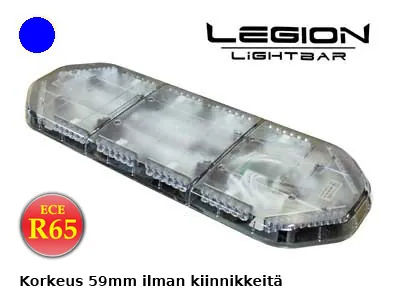 AXIXTECH LEGION LED Beacon Panel 914mm - Blåt Advarselslys 96 LED 12V ECE R65 - Ledekstralys.dk