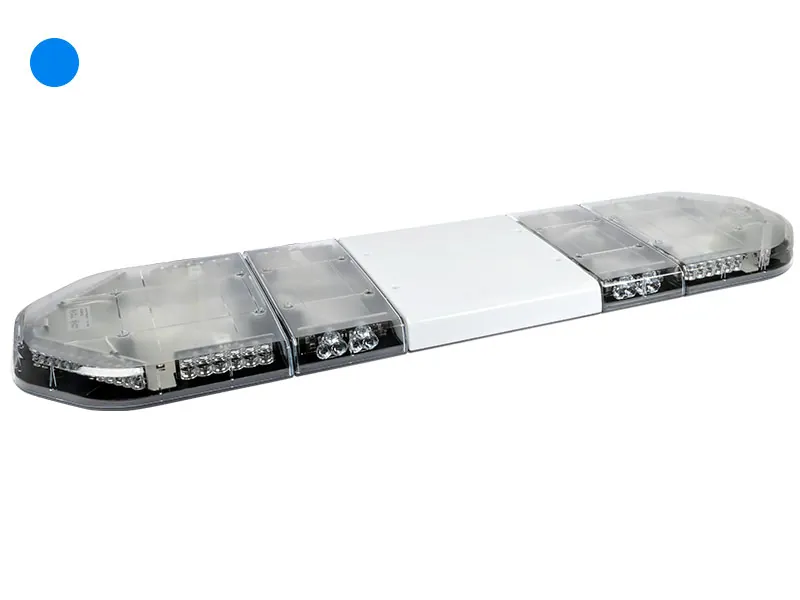 AXIXTECH LED Lightbar 1092mm 12V - Blå advarselslys med alley- og takedown-funktioner - Billede 2