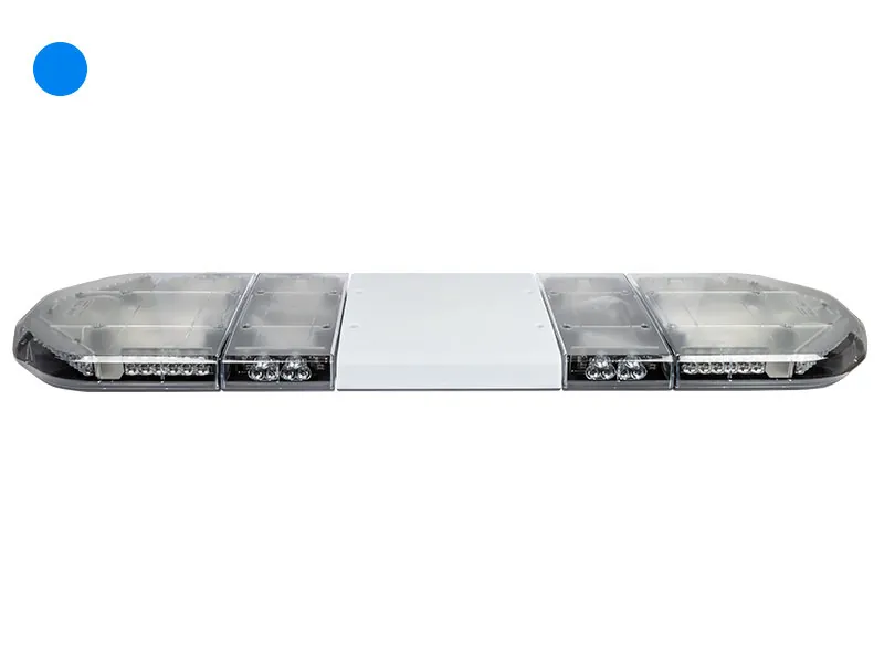 AXIXTECH LED Lightbar 1092mm 12V - Blå advarselslys med alley- og takedown-funktioner - Billede 3