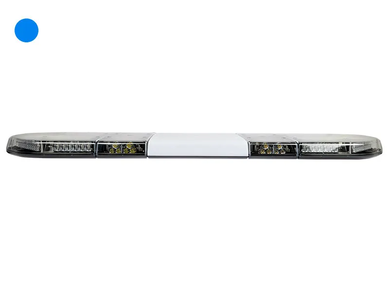 AXIXTECH LED Lightbar 1092mm 12V - Blå advarselslys med alley- og takedown-funktioner - Billede 4