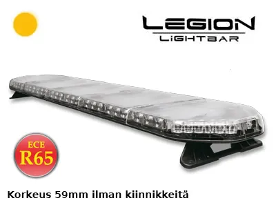 AXIXTECH LED Beacon Panel 1537mm Amber 12-24V ECE R65 Advarselslys - Ledekstralys.dk
