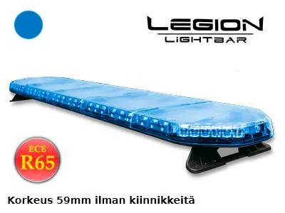 AXIXTECH LED Beacon Panel 1524mm Blå 12-24V ECE R65 Class 1 - Ledekstralys.dk
