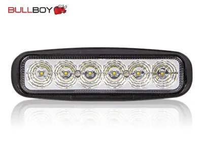 BULLBOY LED Arbejdslys 18W 1440lm 9-32V - Arbejds-/Baklys med R23 Godkendelse - Billede 2