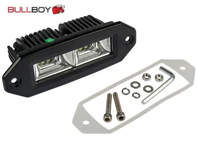 BULLBOY LED Arbejdslys Indbygning 40W 2000lm 9-30V ECE R10 - Billede 4