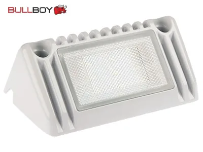 BULLBOY LED Scenelight 770lm 12-24V - Hvid Aluminium Arbejdslampe - Ledekstralys.dk