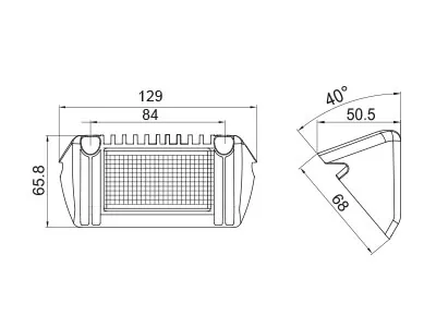 BULLBOY LED Scenelight 770lm 12-24V Arbejdslampe - Sort Aluminium - Billede 2