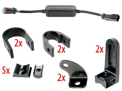 SAE LED Arbejdspanel 40x5W Osram 19920lm 9-36V Floodbeam - Billede 2