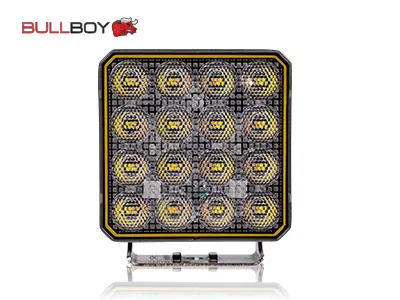 BULLBOY LED Arbejdslys med Advarselslys - 16x5W Osram - 3750-6920lm - 10-30V - Billede 2
