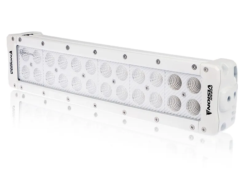 Ocean Vision LED Arbejdslys Panel - 14400lm, 24x5W Osram, 10-30V, Flood Beam - Billede 2
