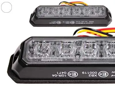 AXIXTECH LED Horisontal Signaллys 11-30V 6x1W med R65 Godkendelse - Ledekstralys.dk