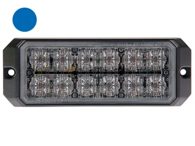 AXIXTECH LED Horisontal Signallys Blå 12x Power LED 11-30V - Billede 2