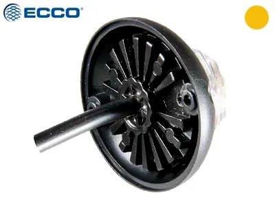 ECCO LED Horisontal Signalampe Amber 10-30V 21 Blinkmønstre - Billede 4