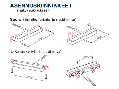 AXIXTECH LED Horisontal Signallygter Blå 6 LED 12-24V - 23 Blinkmønstre - Billede 4