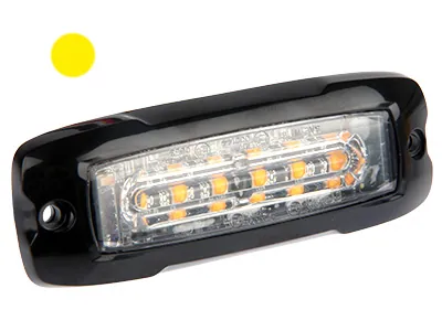 AXIXTECH LED Stroboskoplys Amber 6xLED 12-24V ECE R65 Godkendt - Billede 2