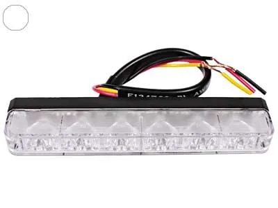 AXIXTECH LED Horisontal Signalenhed 12-24V med 23 Blinkmønstre - Billede 2