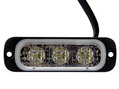 AXIXTECH LED Grille Lampe Super Thin - 12-24V Stroboskoplys med 12 Blinkmønstre - Billede 3