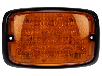 AXIXTECH LED Horizontal Varsellys Amber 12-24V med 16 Blinkfunktioner - Billede 2