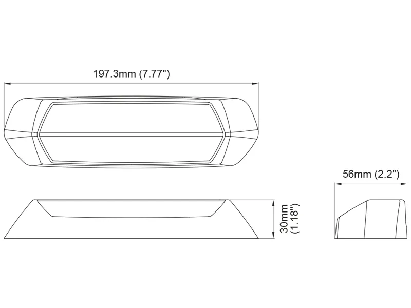 AXIXTECH LED Varslingslys og Scenebelysning 12-24V 1700lm - Dual Funktion - Billede 3