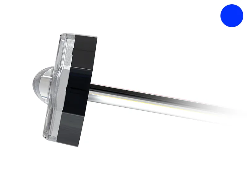 Axixtech Octa-Fit LED Advarselsblitz 12-24V 242lm Blåt Lys ECE R65 - Billede 3