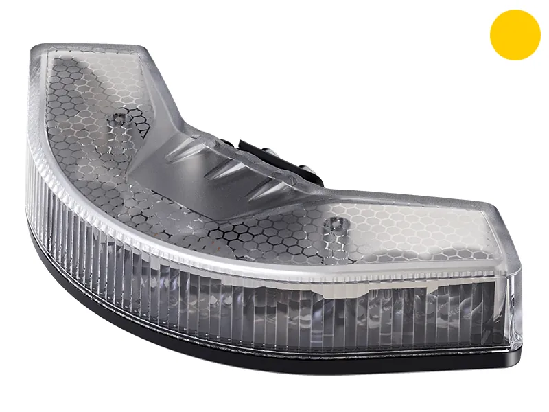 Axixtech Omni View LED-Advarselslys 12-24V 19W - Ultra Kompakt Stroboskoplys - Billede 2