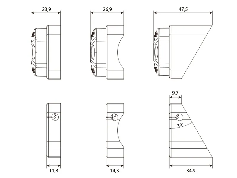 OPTIBEAM ROCK LED Arbejdslys 900lm 10-30V - Kompakt arbejdsbelysning - Billede 9