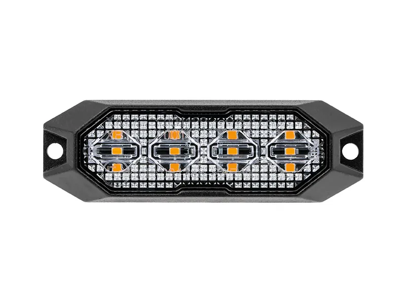 Truck Vision LED Stroboskoplys 12-24V - 4x3W High Intensity - ECE R65 Godkendt - Billede 2