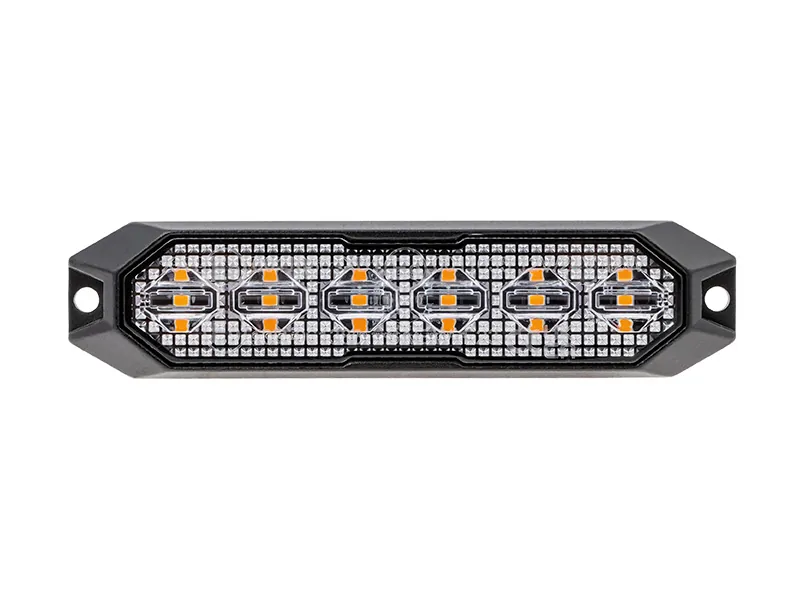 Truck Vision LED Stroboskoplys 6x3W 12-24V - Professionelt Varsellys - Billede 2