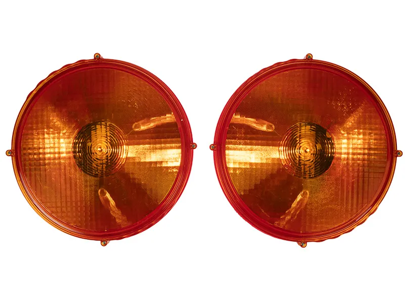 LED Advarselslys Sæt 12/24V - 2 stk. med 4 LED'er og 5m Kabel - Billede 3