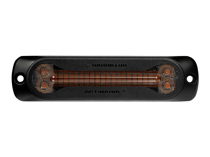 OPTIBEAM Dark Phantom SX6 LED Stroboskoplys Gul 12-24V med Synkronisering - Billede 2
