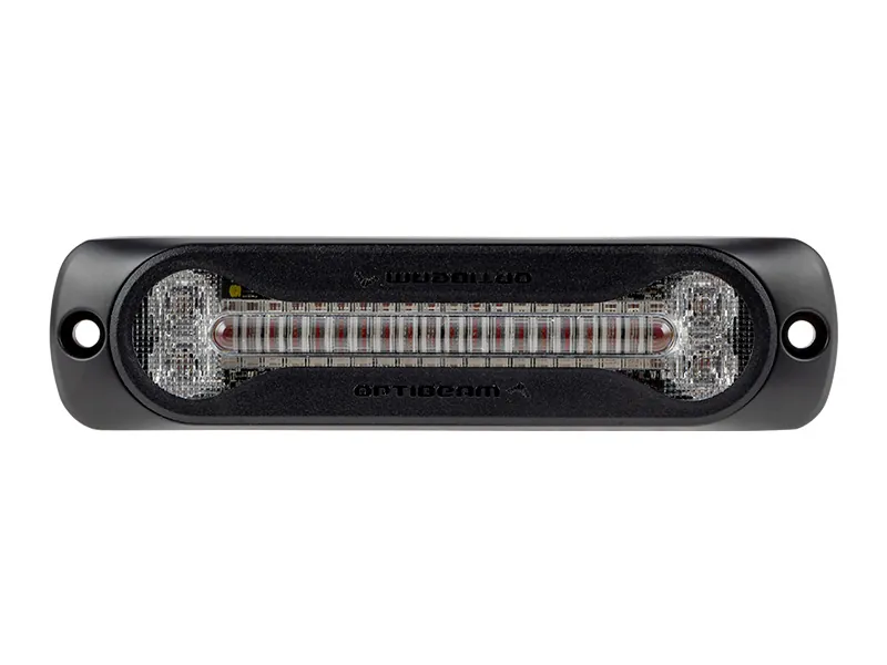 OPTIBEAM Dark Phantom SX6 LED Stroboskoplys 12-24V Rød med Synkronisering - Billede 2