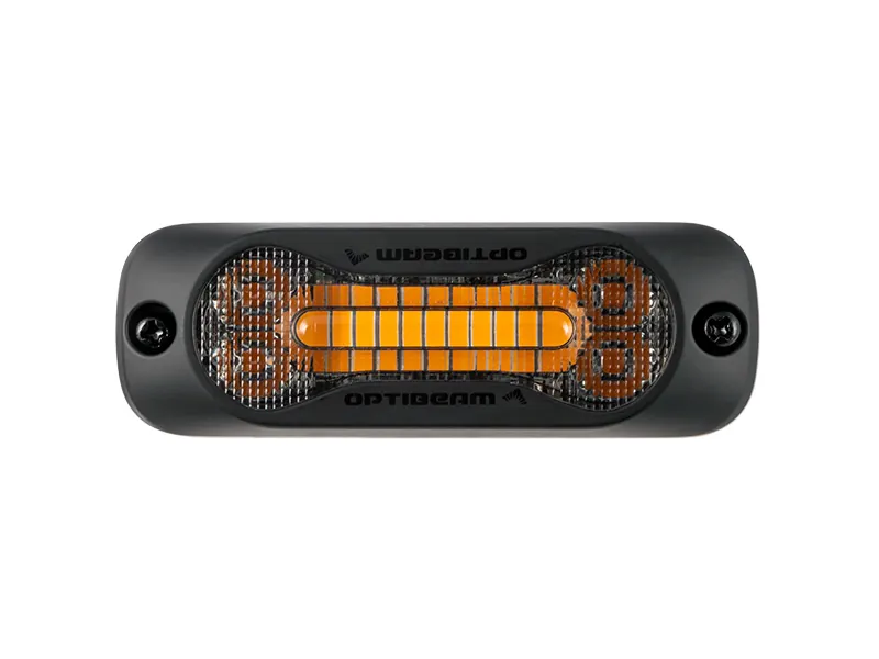 Optibeam Dark Phantom SX3 LED-blitzlys gult, mørkt glas, R65 klasse 2 - Billede 2