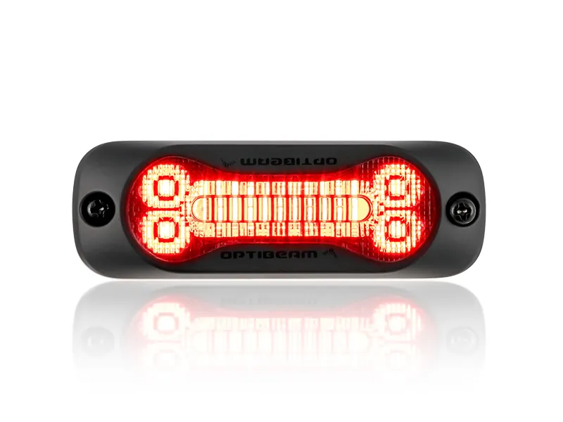 Optibeam Dark Phantom SX3 LED-blitzlys rødt, R65 klasse 2 - Ledekstralys.dk
