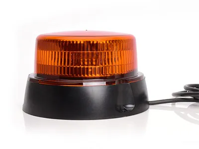 WAS LED Blinkblink Amber 12-24V med 3-bolts montering og 3m kabel - Billede 2