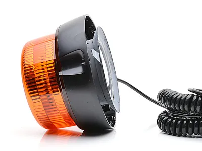 WAS LED Rotorblink Magnet 12-24V Amber - ECE R65 Godkendt - Billede 3