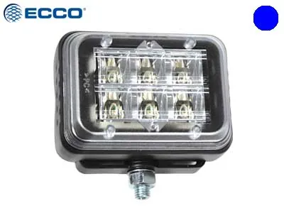 DeltaDesign LED Advarselslys Blå 10-30V 4x Flash med Synkronisering - Billede 2