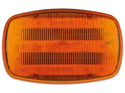LED Advarselslys Batteridrevet 18 LED Amber - Magnetmontering - Billede 2