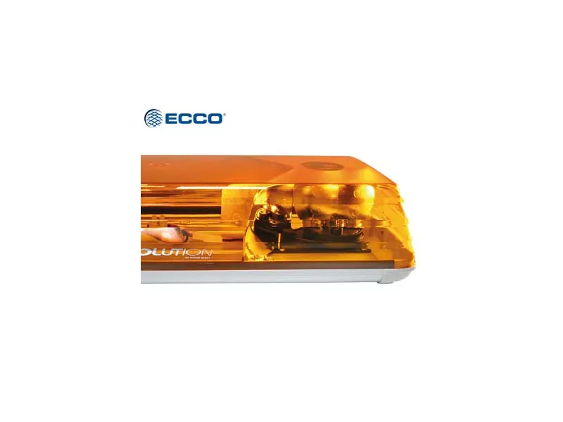 Ecco advarselslysbro halogen 570 mm 12V, 2 roterende - Billede 2