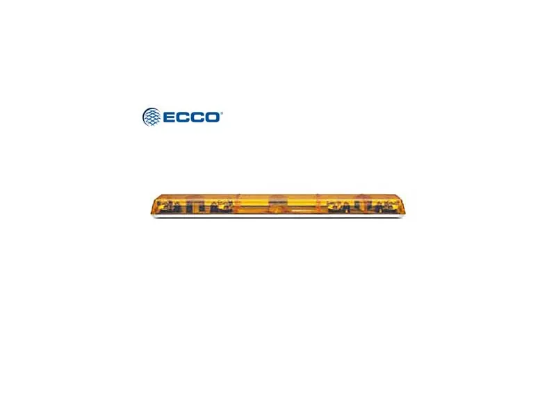 Ecco FF advarselslysbro halogen 1524 mm 24V, 4 x H1, gul - Ledekstralys.dk